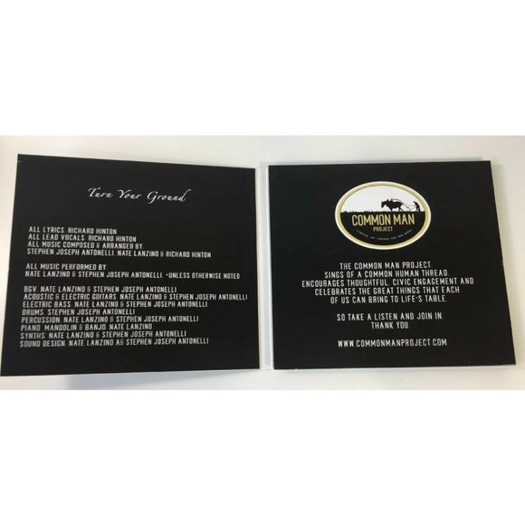 Common Man Project Turn Your Ground Music CD Human Thread Civic Engagement 2018 - Picture 4 of 8